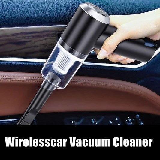 3 in 1 Vacuum Cleaner | USB Rechargeable Wireless Vacuum Cleaner Traveling, Camping Reusable, Portable, Rechargeable (Black)