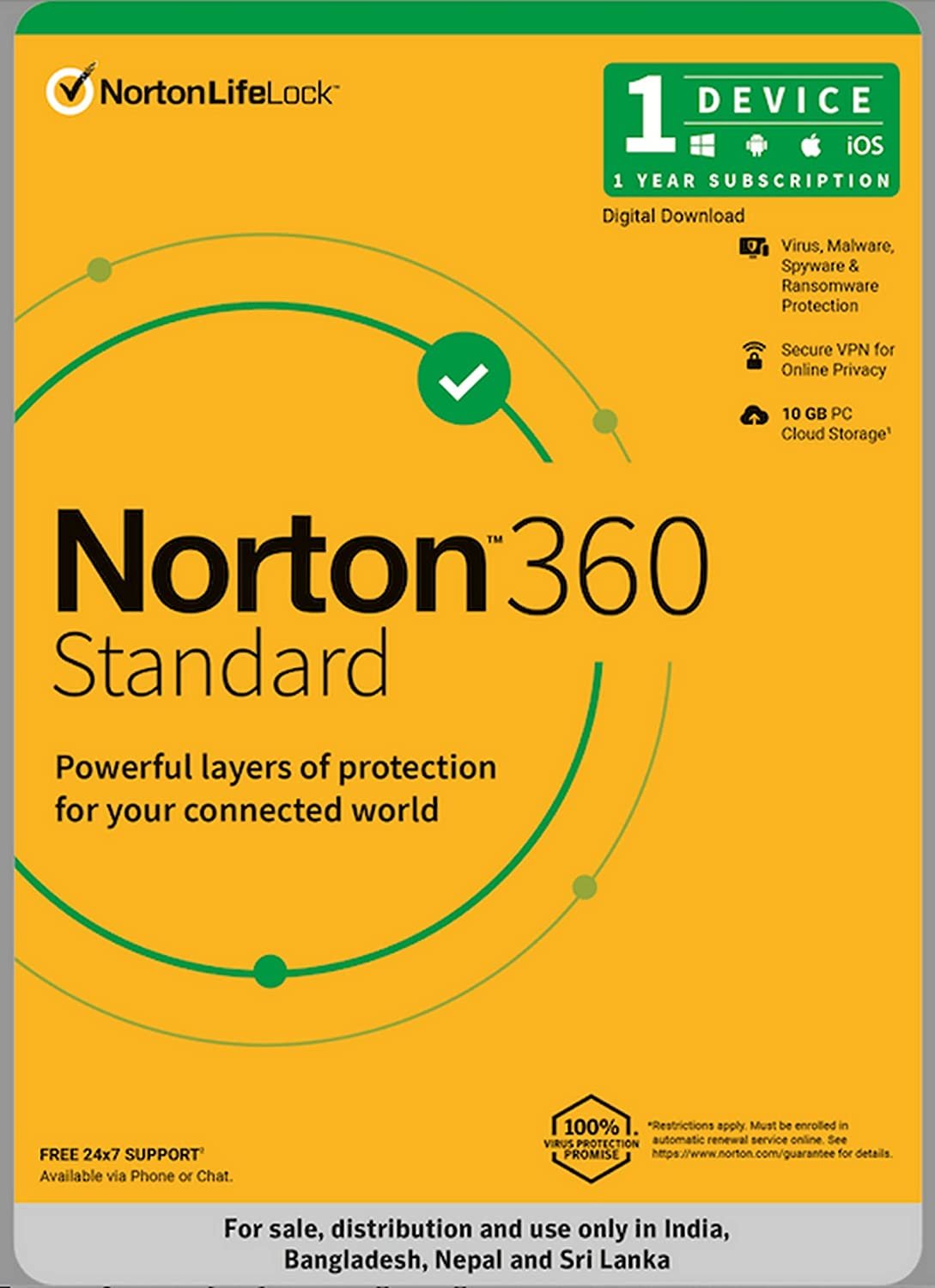 Norton 360 Standard 1 Device 1 year