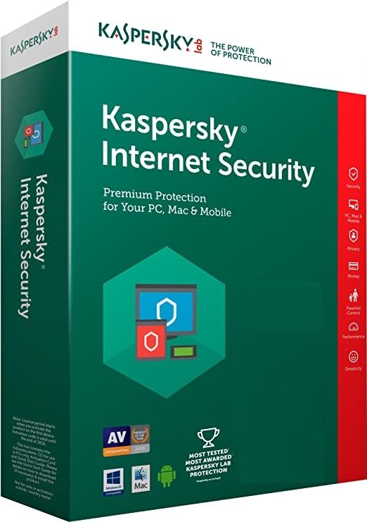 Kaspersky Internet Security  1 User 2 Year (Email Licence)