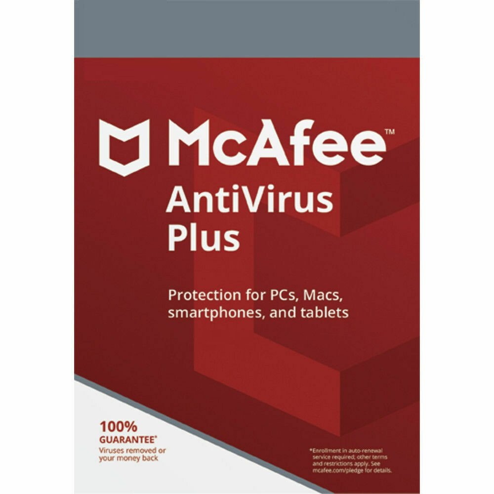 McAfee Antivirus – 10 PC, 1 Year (Email Licence)