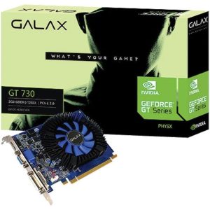 GALAX GEFORCE GT 730 4GB DDR3 
4GB DDR3 64-bit HDMI/DVI/VGA