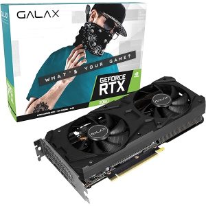 Galax GeForce RTX 3060 (1-Click OC) 12GB GDDR6 192-bit DP*3/HDMI Graphics Card