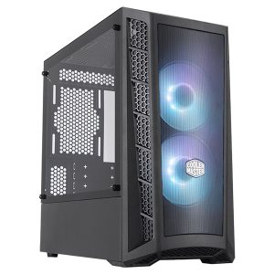 Cooler Master MasterBox MB311L ARGB Micro-ATX Airflow PC case with Two pre-Installed ARGB Fans, a Fine Mesh Front Panel, Mesh Side Intakes, & Tempered Glass Side Panel