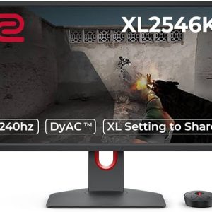 BenQ ZOWIE XL2546 24.5-INCH (62.23 Cm) 1920 X 1080 Pixels TN Monitor- Full HD, 240Hz, 1Ms, DyAc, HDMI, DP, DVI-DL, Shield