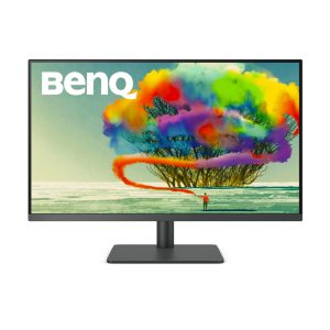 BenQ PD3205U 31.5" (80.01 cm) LCD 3840 x 2160 Pixels 4K Monitor, UHD, sRGB, Rec.709, HDR10, IPS, AQCOLOR Technology, Factory-Calibrated, Color Mode, Darkroom Mode,CAD/CAM Mode,Hotkey Puck G2,KVM