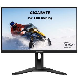GIGABYTE G24F 2 23.8 Inch (60.452 Cm), 165Hz (180Hz Oc) Gaming Led Monitor with 1920 X 1080 Pixels SS IPS Display, 1Ms (Mprt) Response Time, 95% DCI-P3/125% sRGB, HDR Ready, Freesync Premium