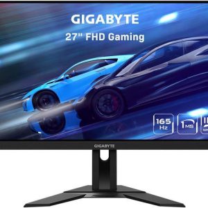 GIGABYTE G27F 27" 144Hz 1080P Gaming Monitor, 1920 x 1080 Pixels IPS Display, 1ms (MPRT) Response Time, 95% DCI-P3, FreeSync Premium, 1x Display Port 1.2, 2X HDMI 1.4, 2X USB 3.0, Black (G27F-SA)