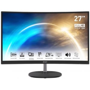 MSI 27 inch IPS Monitor - Full HD (1920x1080), Less Blue Light, Anti-Flicker, Anti-Glare, Tiltable Display, Display Kit, Built-in Speakers, for Learning & Working at Home - MP271