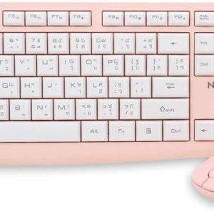 NUBWO NKM-625 VIRGO WIRELESS KEYBOARD & MOUSE COMBO(WHITE color) Combo Set