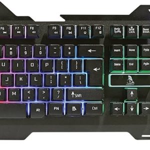 TAG GAMERZ Gaming Combo KIT Avenger RGB Keyboard/Mouse with 3 Color LED Keyboard and 1200/1600/2400/3200 DPI