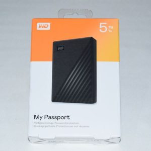 WD My Passport 5 TB External Hard Disk Drive (HDD)