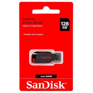 SanDisk SDCZ50-128G-I35 USB2.0 128 GB Pen Drive (Red and Black)
