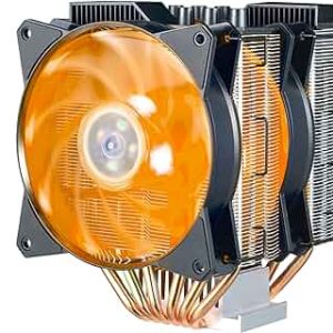 Cooler Master MA621P TR4 Twin Tower CPU Air Cooler 6 CDC Heat Pipes 2 RGB Master Fan for AMD TR4 Only Cooling