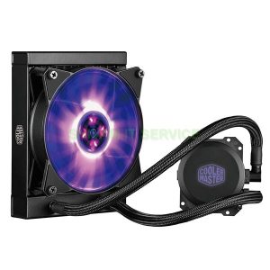 Cooler Master MasterLiquid Lite 120 CPU Liquid Cooler - Support Intel & AMD CPU Socket AM4, AM3, AM2, LGA 1700, 1200,2066,2011,1151 | 120mm Air Balance Fan Design | White LED Logo