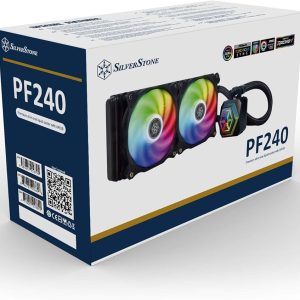 SilverStone PF240-ARGB PF Series Liquid Cooler - Dual Fan - 240mm (Intel/AMD System)